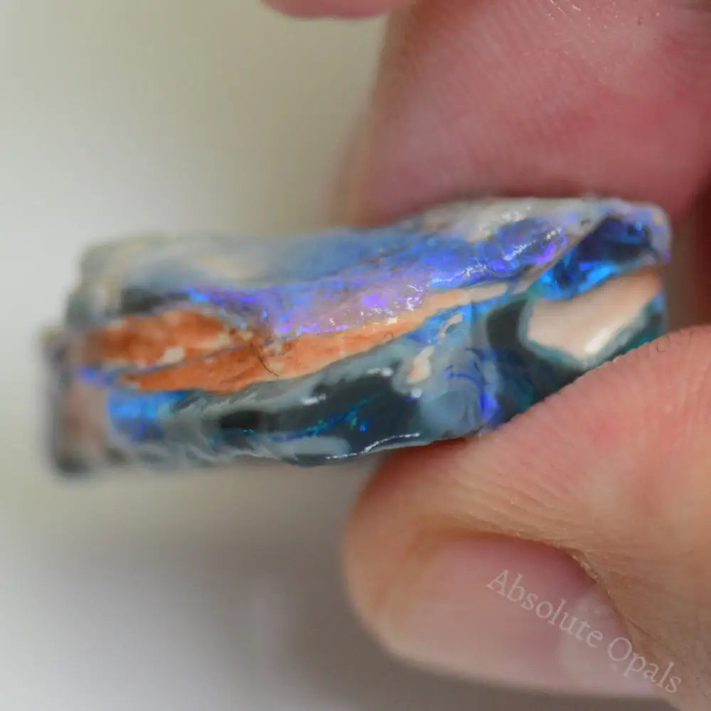 27.30 Cts Australian Rough Opal For Carving Lightning Ridge