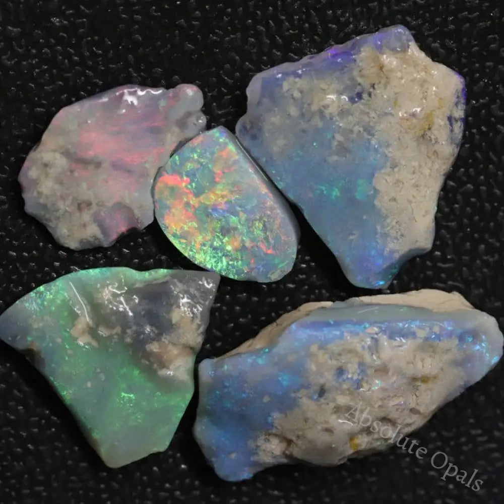 Australian, Solid Semi Black Opal Rough, Lightning Ridge Parcel