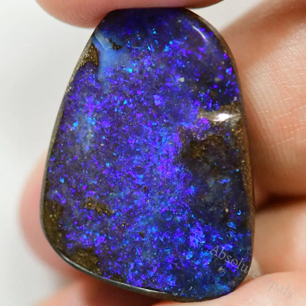 27.81 Cts Australian Boulder Opal Cut Stone