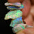 27.90 Cts Australian Rough Opal Parcel Lightning Ridge