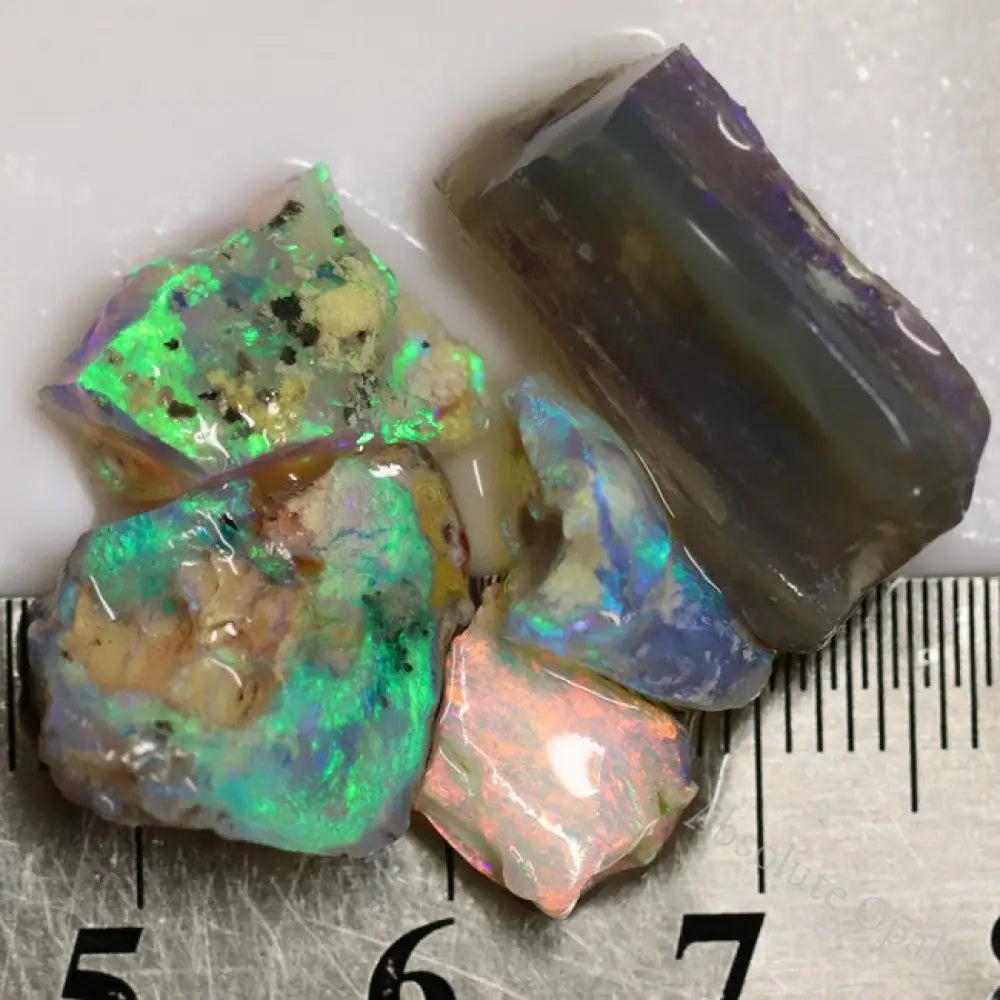 28.05 Cts Opal Rough Parcel 9.0-19.6X7.7-12.3X4.4-9.7Mm