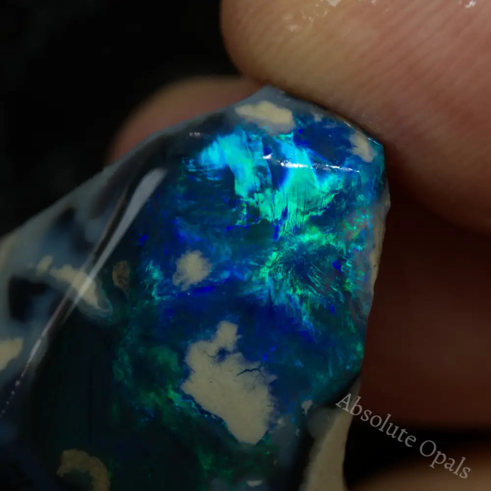 black gem opal