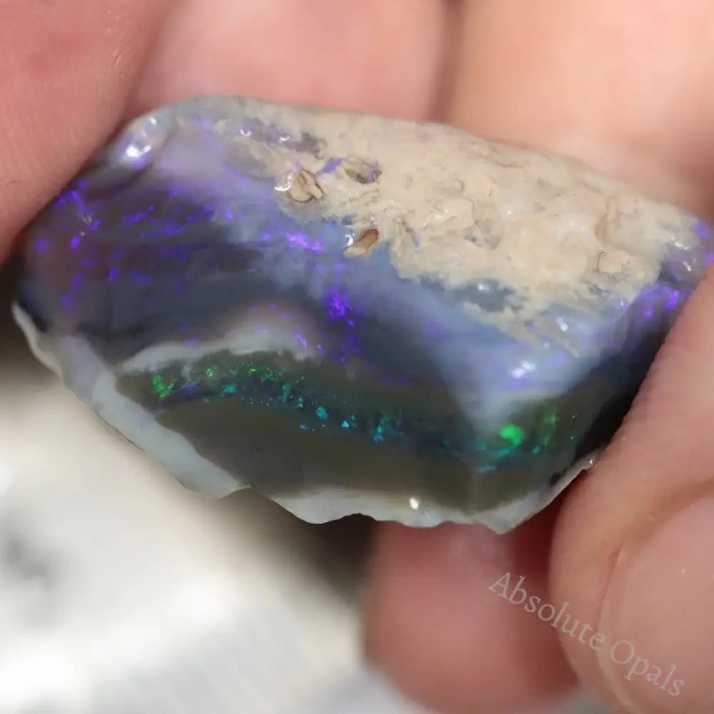 28.40 Cts Australian Lightning Ridge Opal Rough For Carving