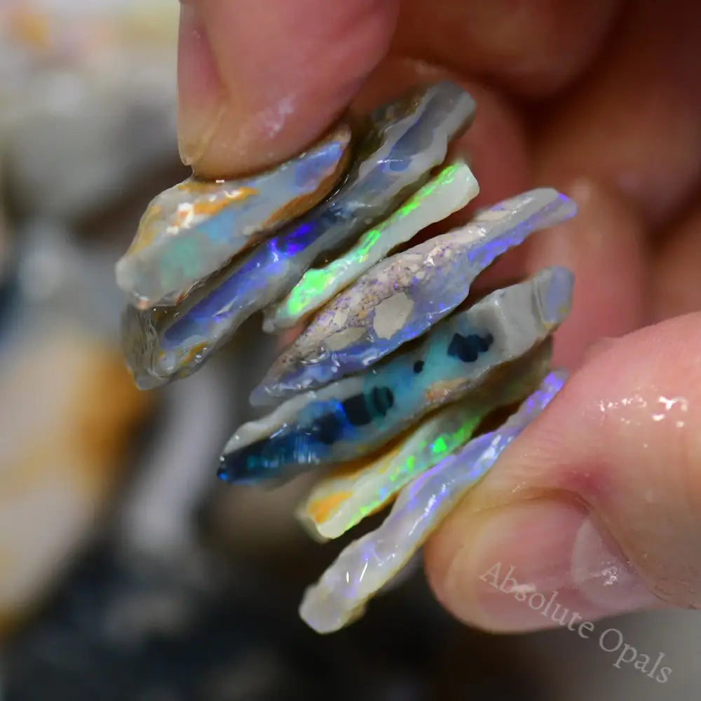 black rough opal