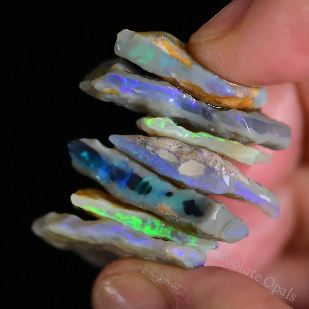 Australian Rough Opal Parcel Lightning Ridge - Potch and Colour