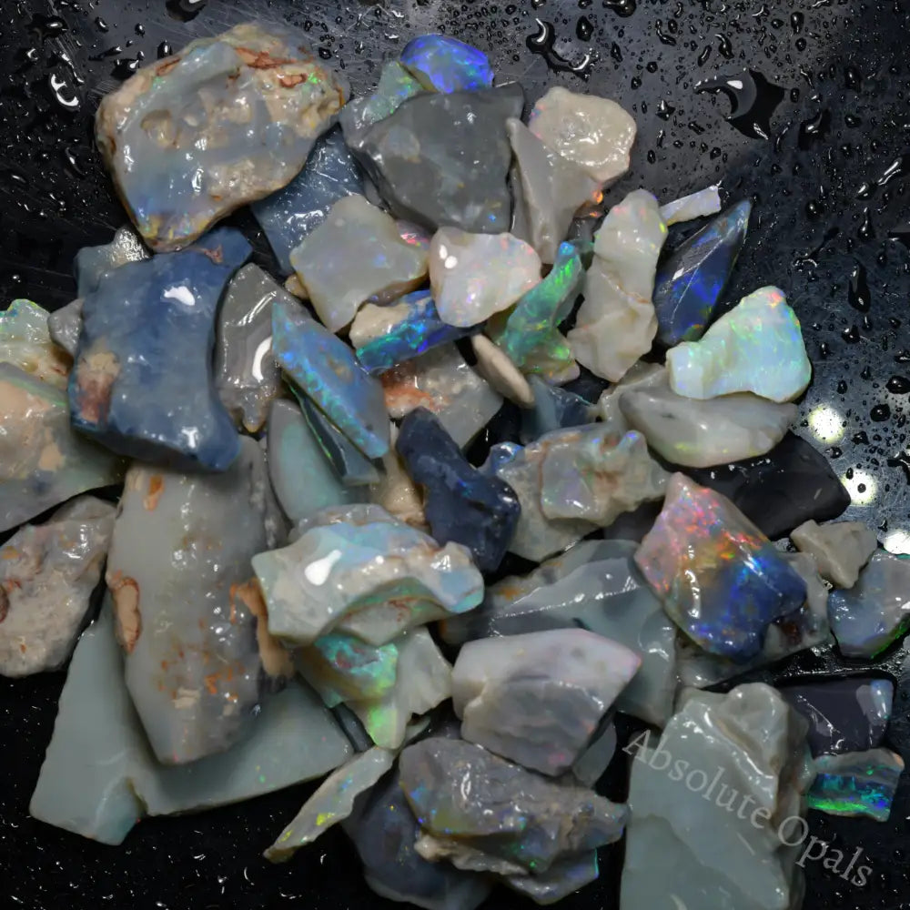 Rough opal parcel