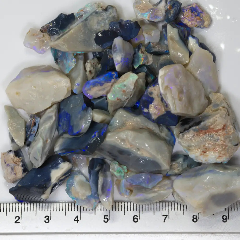 289 cts Rough Opal Parcel, Lightning Ridge - Potch and Colour