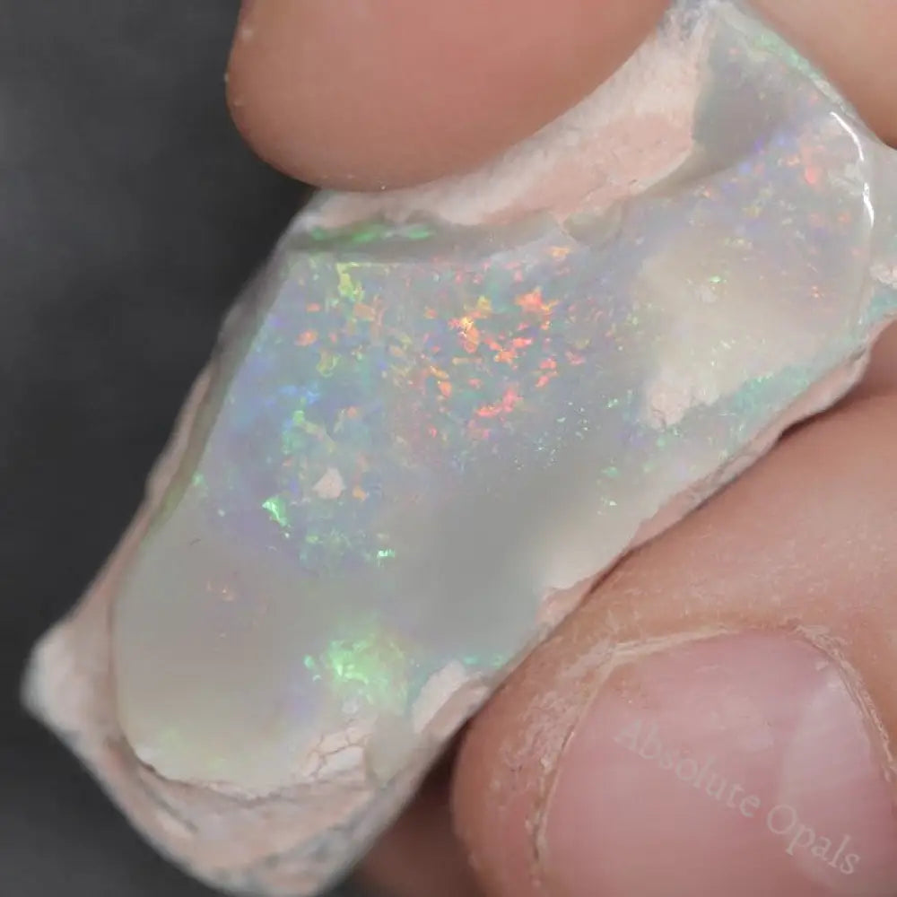 29.30 Cts Australian Semi Black Opal Rough Lightning Ridge Polished Specimen