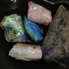 29.30 Cts Australian Solid Opal Rough Parcel Lightning Ridge Stones