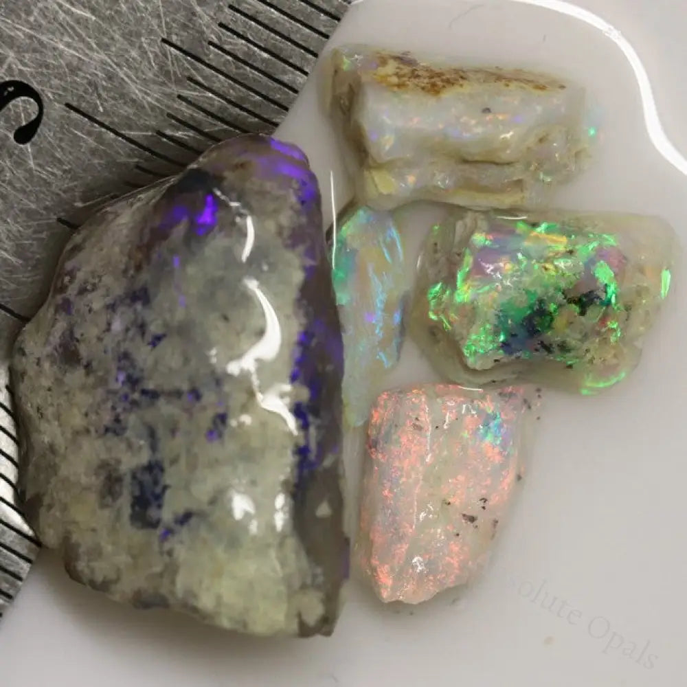 Australian Solid Opal Rough Parcel, Lightning Ridge Stones