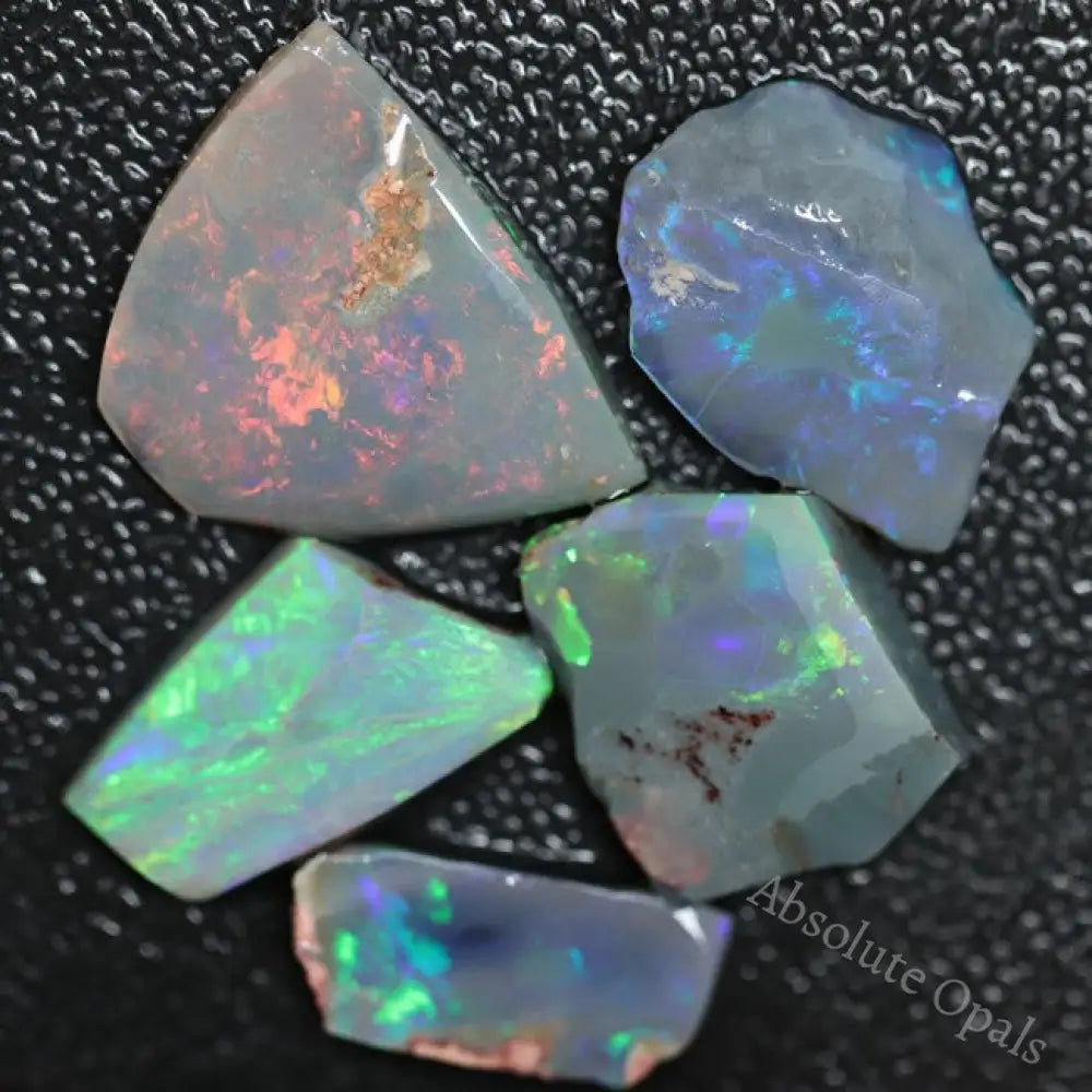 29.55 Cts Australian Opal Rough Parcel Rubs Lightning Ridge