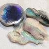 29.75 Cts Australian Solid Black Opal Rough Nobby Lightning Ridge Parcel