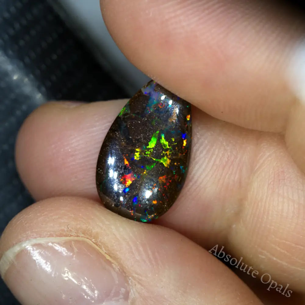 3.0 Cts Australian Boulder Opal Cut Stone