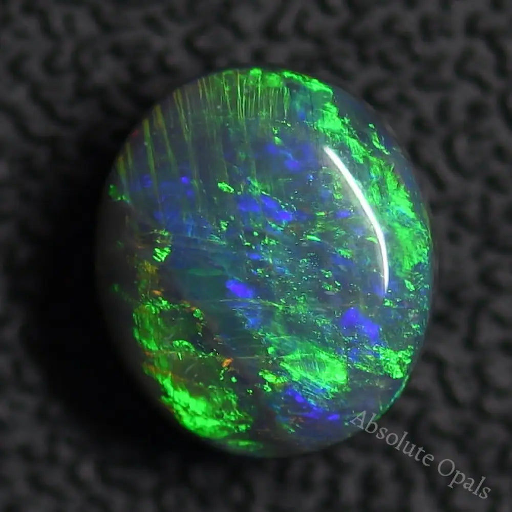 3.00 Cts Australian Solid Opal Gem Stone Lightning Ridge Black