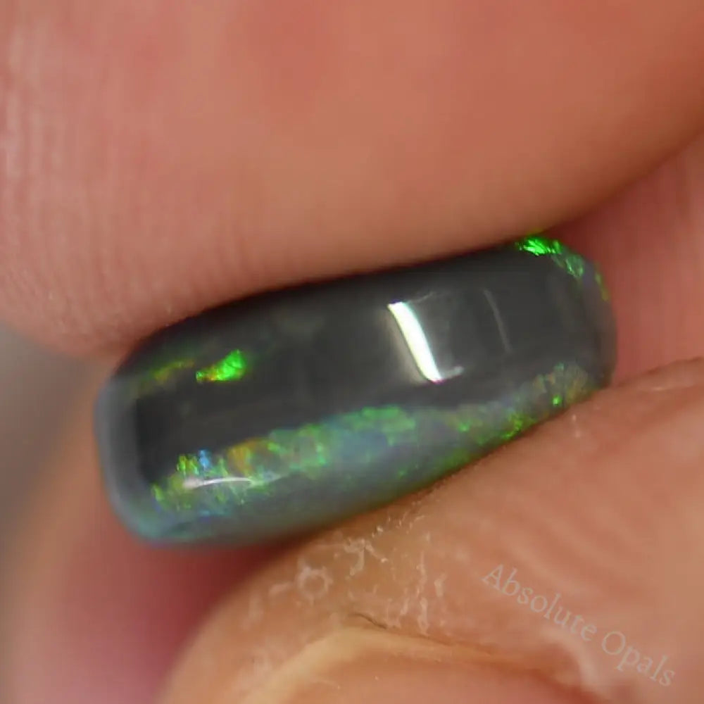 3.00 Cts Australian Solid Opal Gem Stone Lightning Ridge Black