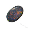 Black opal red  stone