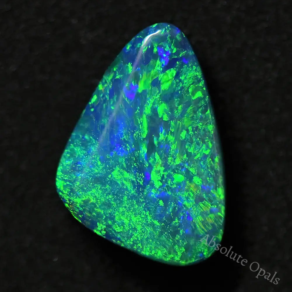 Australian Black Opal Solid Stone, Lightning Ridge