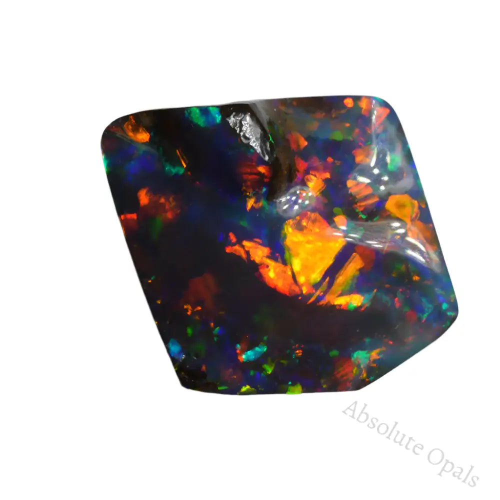 Top Natural Boulder Opal Gemstone Gorgeous Boulder Opal Cabochon Gemstone Excellent Quality Boulder Opal Loose stone 148Cts.(46X30)mm