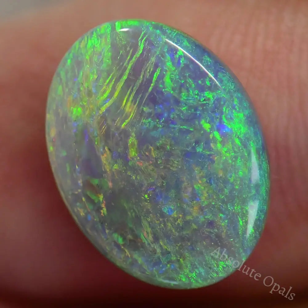 3.08 Australian Semi Black Opal Solid Lightning Ridge