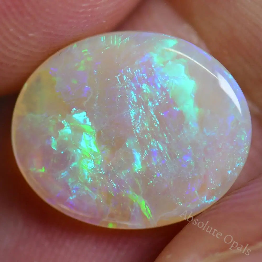 3.10 Cts Australian Solid Opal Cut Stone Lightning Ridge Light
