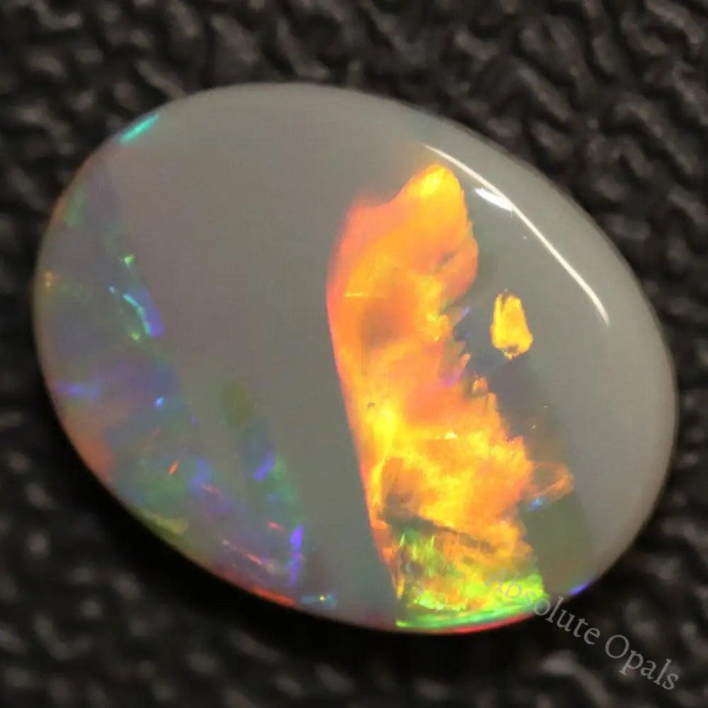 Australian Semi Black Opal, Solid Lightning Ridge Cabochon, Loose Stone