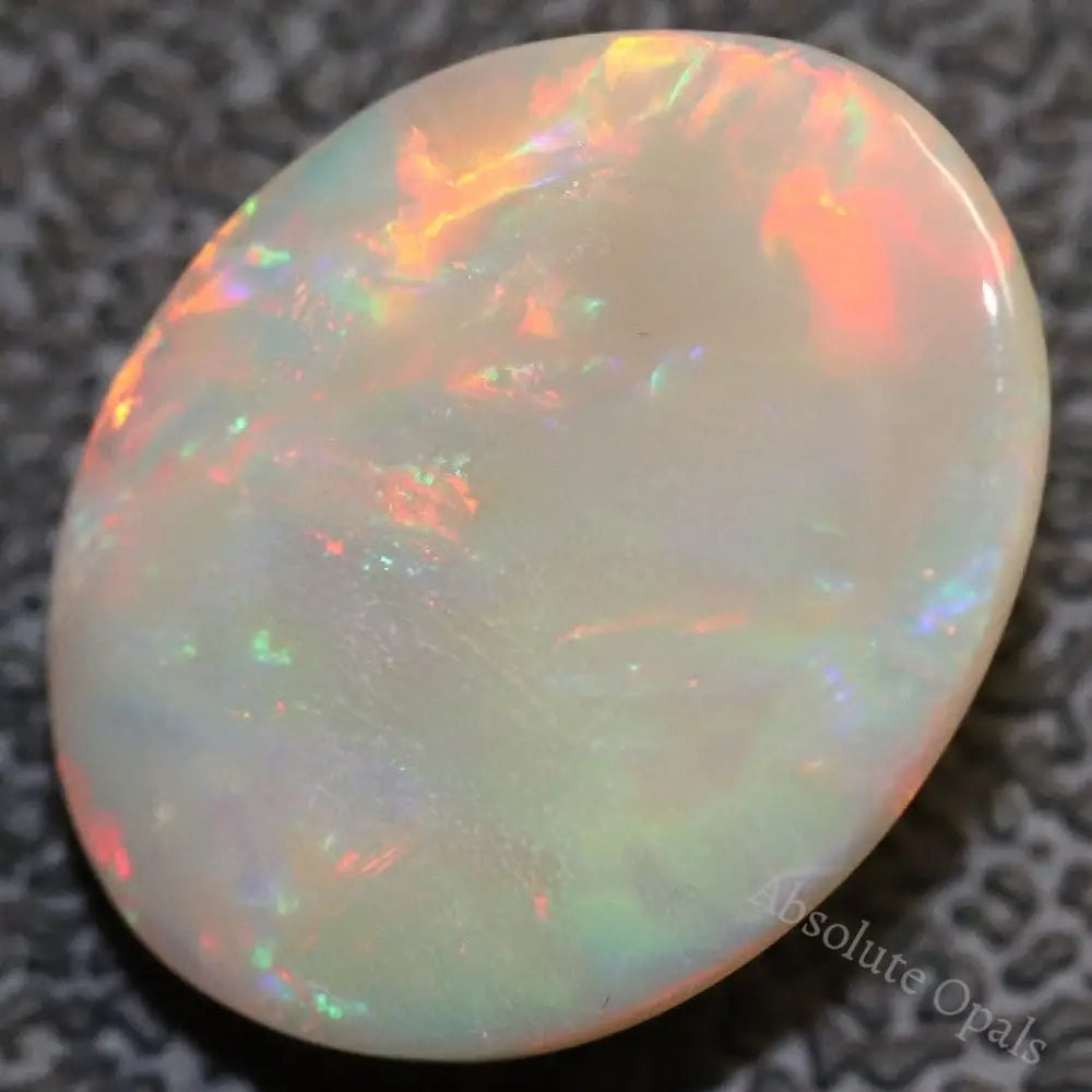 3.16 Cts Australian Semi Black Opal Solid Lightning Ridge Cabochon Loose Stone