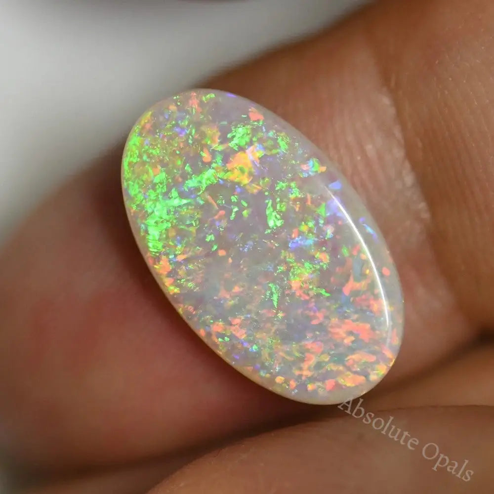 3.20 Australian Solid Opal Cut Stone Lightning Ridge Light