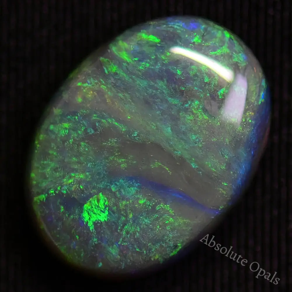 Australian Semi Black Opal Solid Lightning Ridge