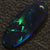 Australian Black Opal Lightning Ridge, Solid Gem Stone, Cabochon, Green Blue