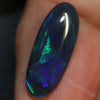 3.33 Cts Australian Black Opal Lightning Ridge Solid Gem Stone Cabochon Green Blue