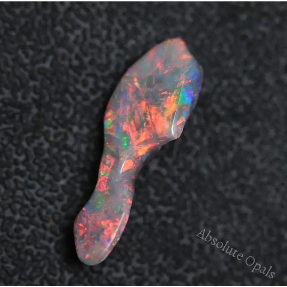 3.40 Cts Lightning Ridge Opal Australian Solid Carving Black