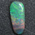 3.43 Cts Australian Solid Opal Lightning Ridge Semi Black