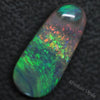 3.43 Cts Australian Solid Opal Lightning Ridge Semi Black