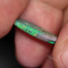 3.43 Cts Australian Solid Opal Lightning Ridge Semi Black