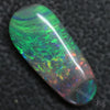 3.43 Cts Australian Solid Opal Lightning Ridge Semi Black