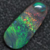 3.43 Cts Australian Solid Opal Lightning Ridge Semi Black