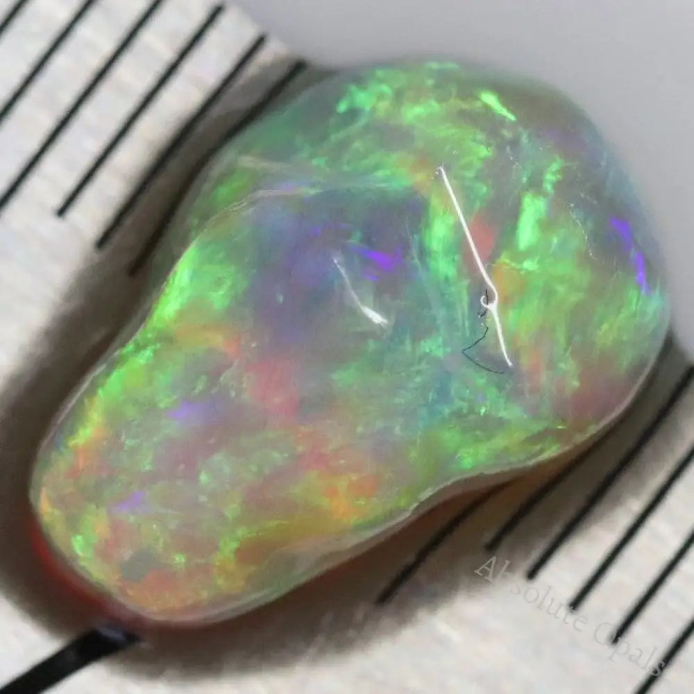 3.45 Cts Australian Lightning Ridge Opal Rough For Carving