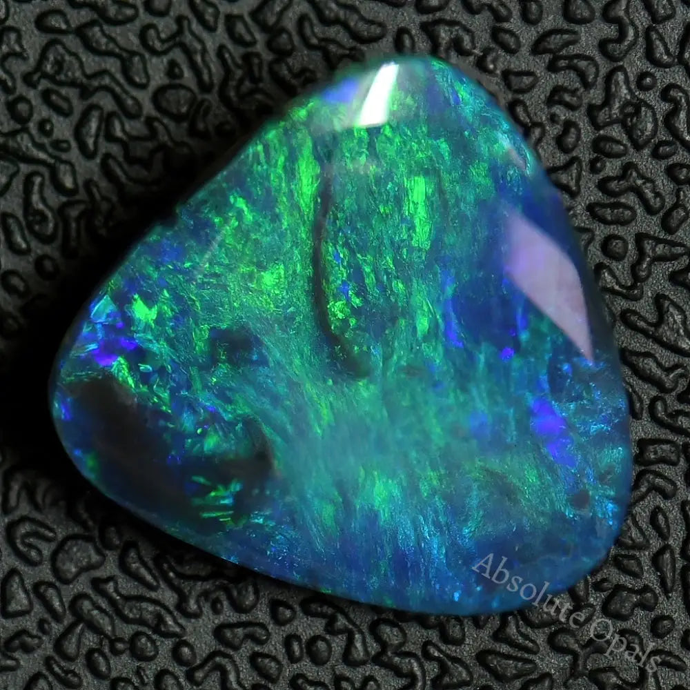 3.46 Cts Australian Black Solid Opal Lightning Ridge Cmr