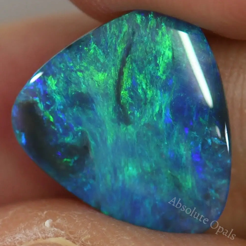 3.46 Cts Australian Black Solid Opal Lightning Ridge Cmr