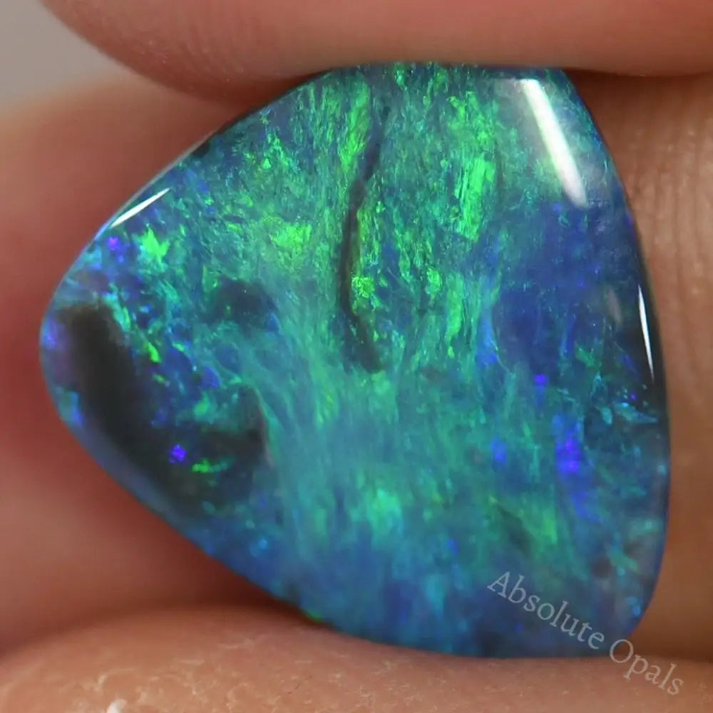 3.46 Cts Australian Black Solid Opal Lightning Ridge Cmr