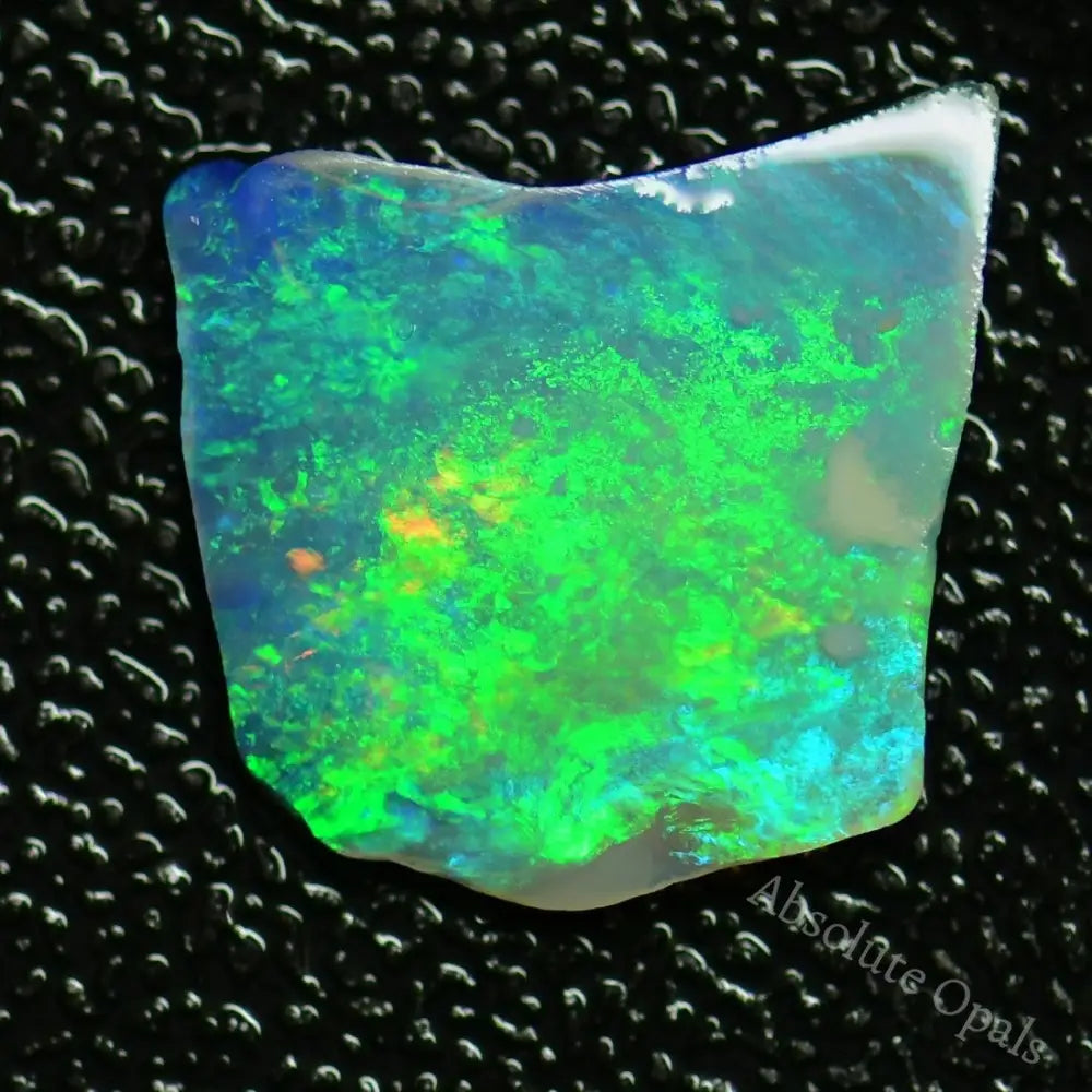 3.46 Cts Australian Rough Opal Lightning Ridge Thin For Doublet Or Inlay