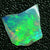 3.46 Cts Australian Rough Opal Lightning Ridge Thin For Doublet Or Inlay