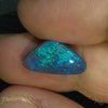 3.47 Cts Australian Semi Black Opal Solid Lightning Ridge Stone