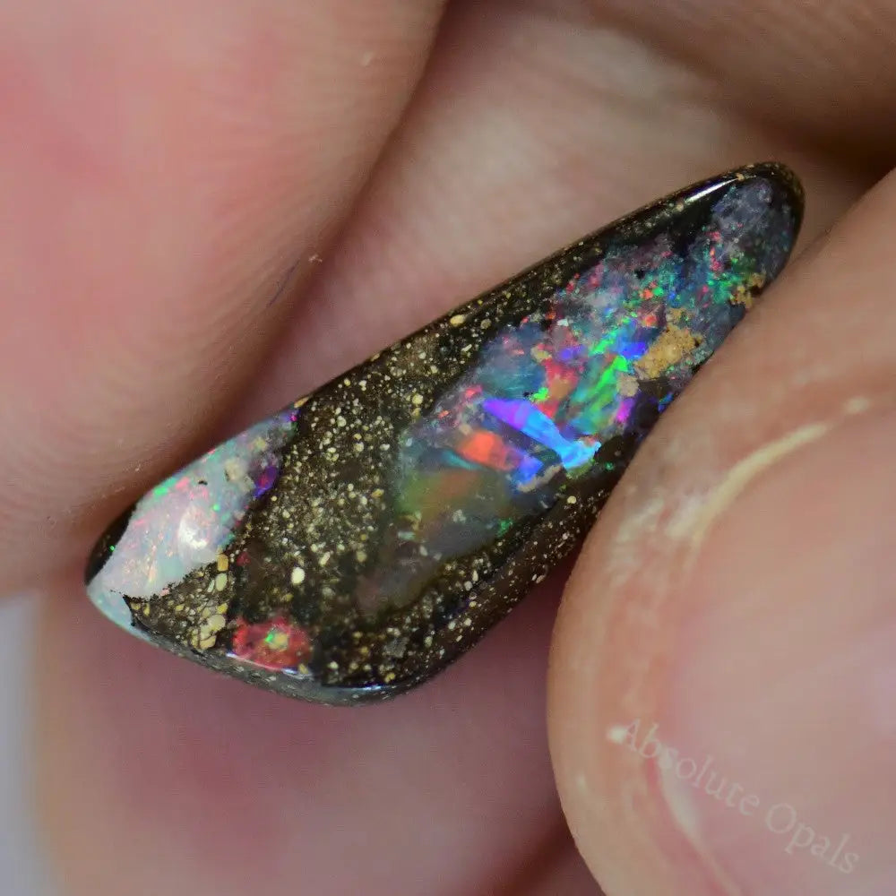 3.50 Cts Australian Boulder Opal Cut Stone