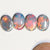 3.55 Cts Australian Opal Doublet Stone Cabochon 4Pcs 7X5