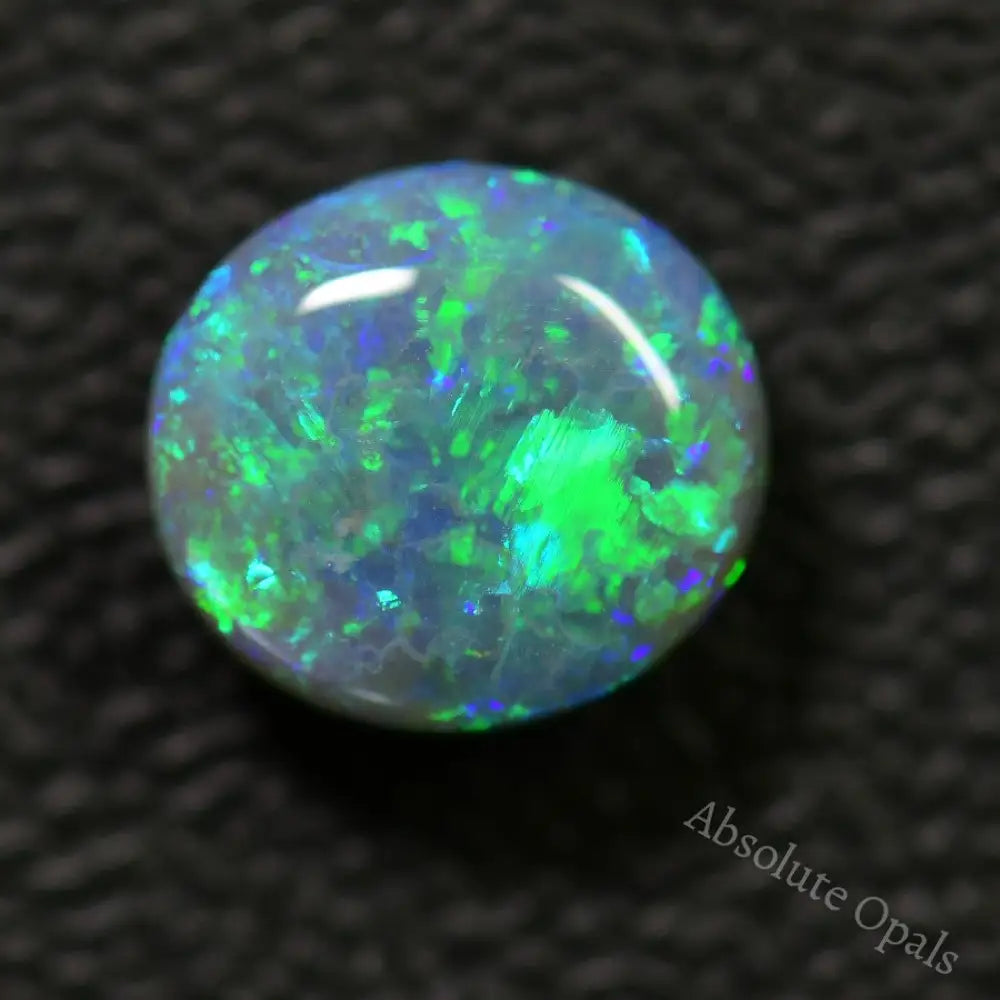 3.56 Australian Black Opal Solid Stone Lightning Ridge