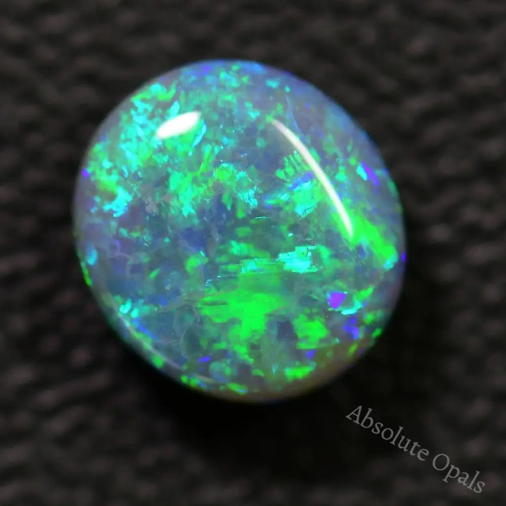 3.56 Australian Black Opal Solid Stone Lightning Ridge