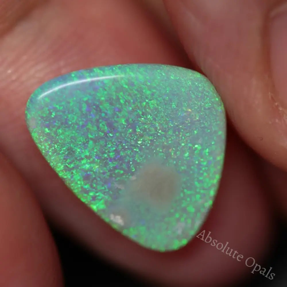 3.62 Cts Australian Solid Semi Black Opal Lightning Ridge