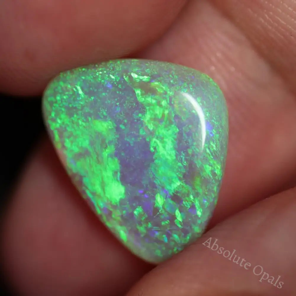 3.62 Cts Australian Solid Semi Black Opal Lightning Ridge