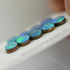 3.65 Cts Australian Opal Doublet Stone Cabochon 9Pcs 6X4 Mm